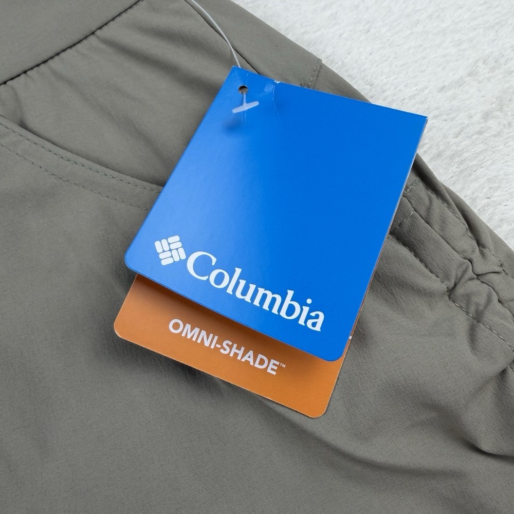 NWT-Columbia Omni-Shield Omni-Shade Skort Skirt Active Fit Size L Tusk/Tan - Picture 4 of 10